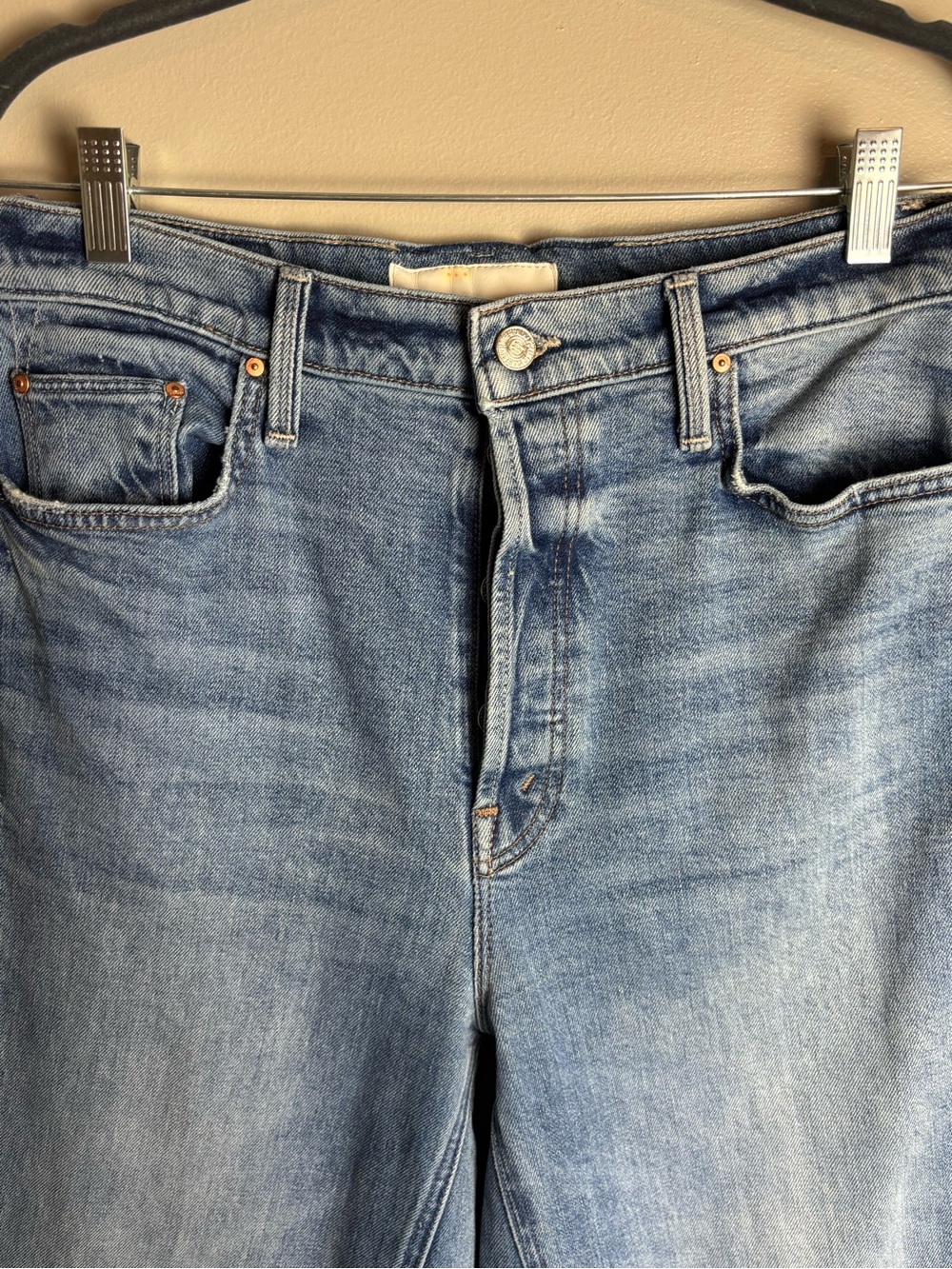 MOTHER Superior The Enchanter Heel Free & Wild Wide-Leg Jeans Size 32 - Picture 7 of 17